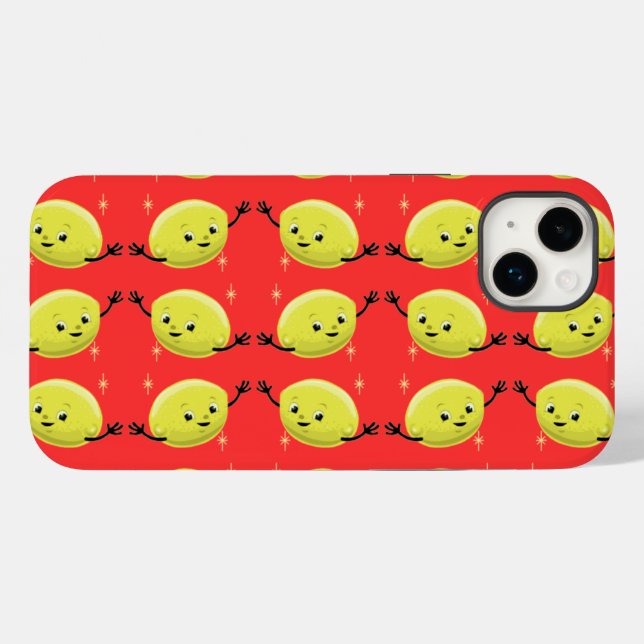 Retro Lemon Guy Case-Mate iPhone Case (Back (Horizontal))
