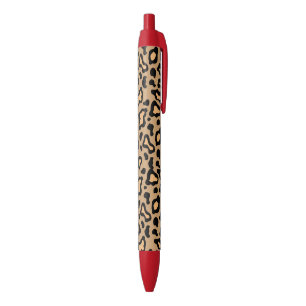 Retro Leopard Print Pens