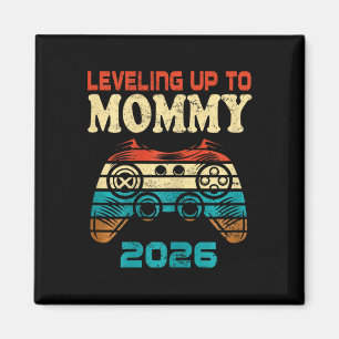 Retro Leveling Up To Mommy 2026 Pregnancy Announce Magnet