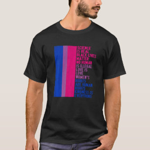 Retro Lgbt The Bisexual Pride Flag Love Is Love   T-Shirt