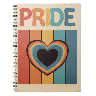 Retro LGBTQ+ Pride Notebook