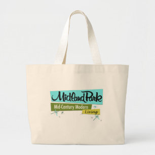 Retro-licious Mid-Century Modern Large Tote Bag