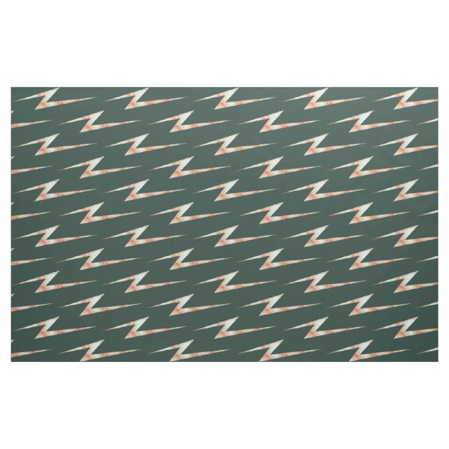 Retro Lightning Bolts Fabric (Yard)
