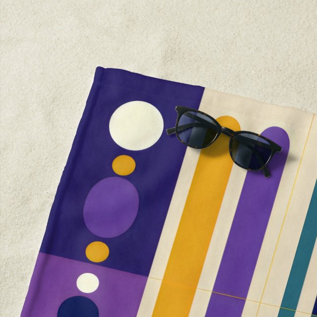 Retro: Liliana 9d Beach Towel (In Situ)