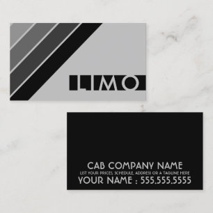 retro LIMO Business Card