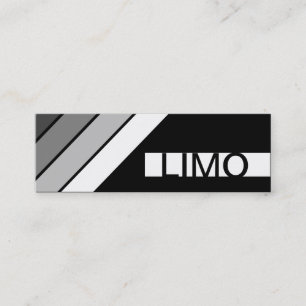 retro LIMO Mini Business Card