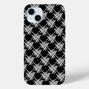 Retro Lines iPhone 15 Mini Case