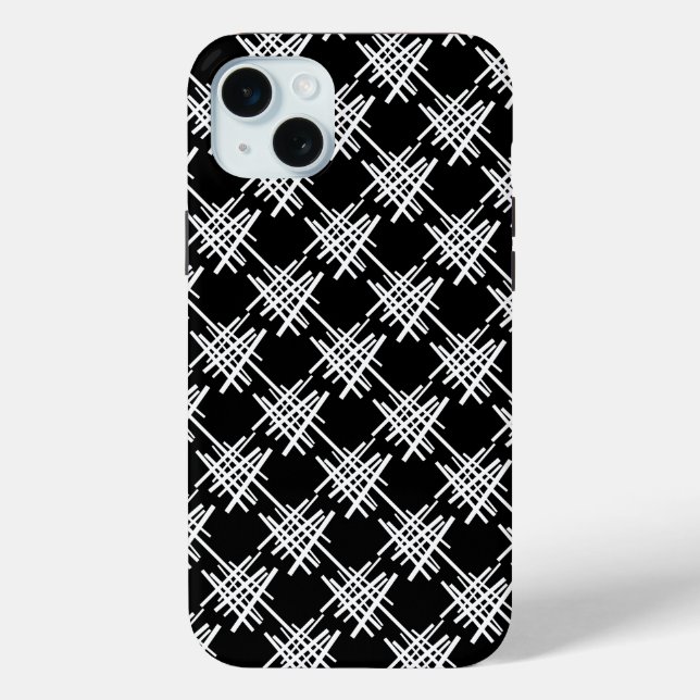 Retro Lines Case-Mate iPhone Case (Back)