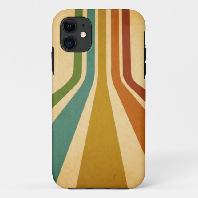 Retro lines Case-Mate iPhone case (Back)