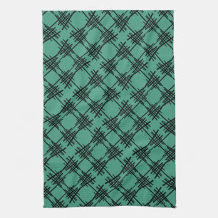 Retro Lines Kitchen Towel