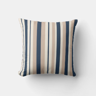 retro lines pattern throw pillow