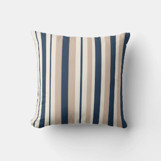 retro lines pattern throw pillow