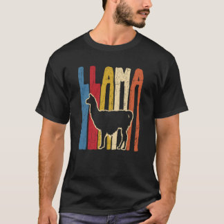 Retro Llama  1 T-Shirt