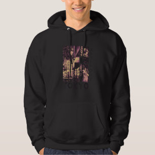 Retro Lofi Tokyo Japanese Streetwear Aesthetic Gra Hoodie