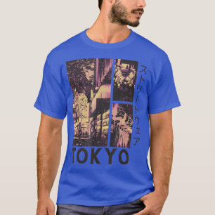Retro Lofi Tokyo Japanese Streetwear Aesthetic Gra T-Shirt