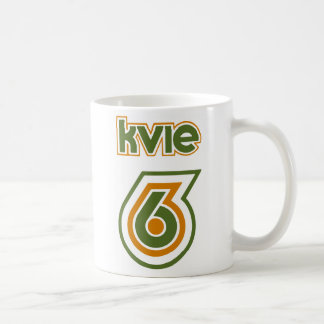 Rétro logo des années 70 de tasse de KVIE
