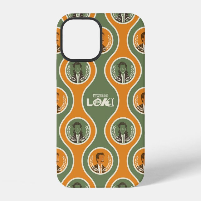 Retro Loki & Mobius Pattern iPhone Case (Back)