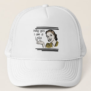 Retro Lola T-shirts and Gifts Trucker Hat