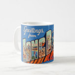 Retro Long Beach, CA Greeting Mug<br><div class="desc">Stunning retro postcard greeting from Long Beach,  California repurposed!</div>
