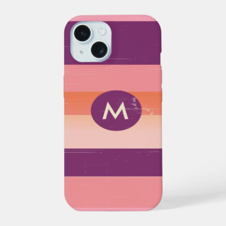 Retro look monogramme landes de bonbons