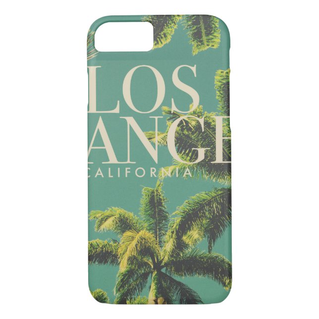 Retro Los Angeles iPhone Case (Back)