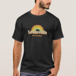 Retro Louisville Kentucky KY  Vintage 70s Rainbow  T-Shirt<br><div class="desc">Retro Louisville Kentucky KY  Vintage 70s Rainbow Tee</div>