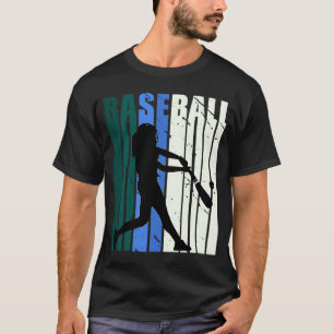 Retro Love Baseball Play Games Birthday Competitio T-Shirt