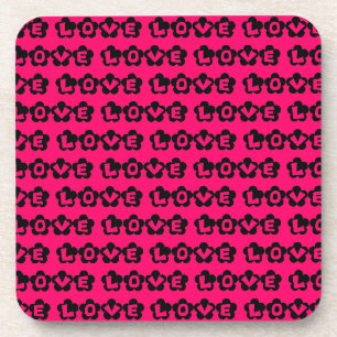 Retro LOVE Coaster