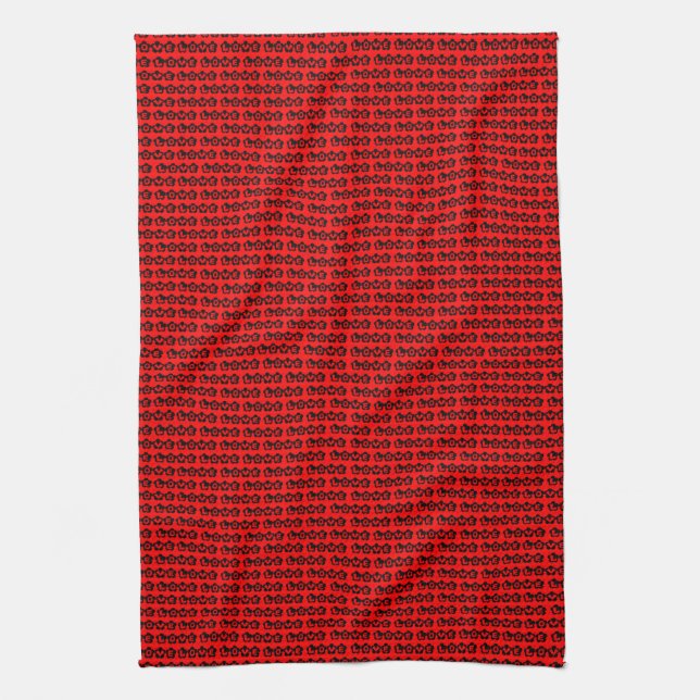 Retro LOVE Kitchen Towel (Vertical)