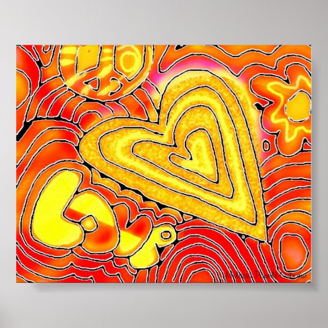 rETRO lOVE Poster (Front)