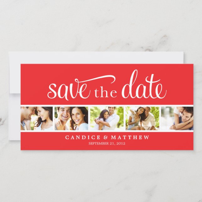 RETRO LOVE | SAVE THE DATE ANNOUNCEMENT (Front)