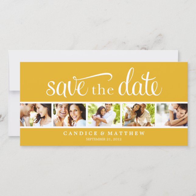 RETRO LOVE | SAVE THE DATE ANNOUNCEMENT (Front)