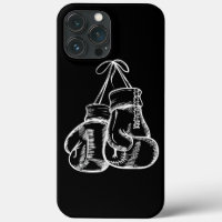 Retro Love White Boxing Gloves Gifts Boxer Gift 