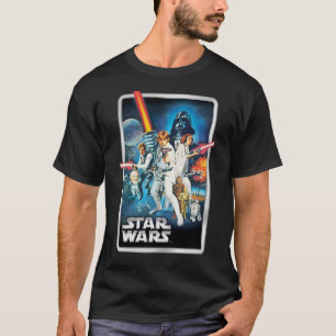 Retro Luke Skywalker, Leia, & Han Solo Theatrical T-Shirt