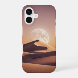 Retro Lunar Desert iPhone 16 Case
