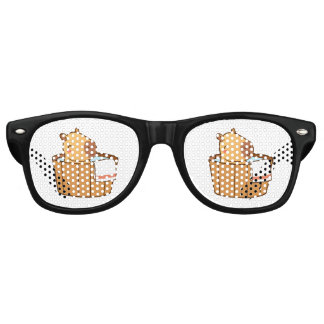 Retro Lunettes de fête Capybara | Costume d'animal drôle