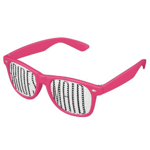 Retro Lunettes de fête de mariage rose