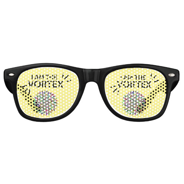 Retro Lunettes de fête hypnose vortex (Devant)