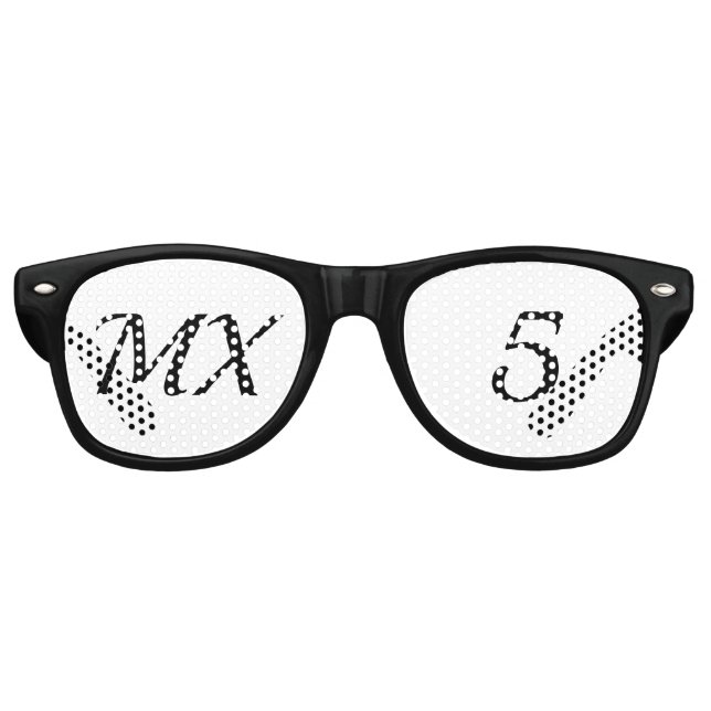 Retro Lunettes de fête MX5 (Devant)