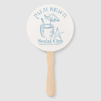 Retro Luxe Editable Bachelorette Party Hand Fan