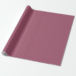 Retro Luxury: Pink Gold Chain Pattern Wrapping Paper