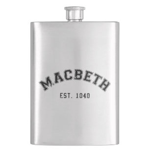 Retro Macbeth Hip Flask