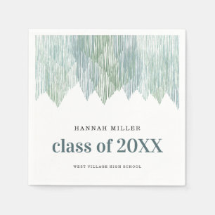 Retro Macrame Fringe   Graduation  Napkin