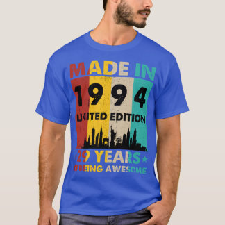 Retro Made In 1994 Limited Edition 29 Years of Bei T-Shirt