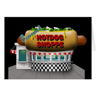 Rétro magasin de hot-dog