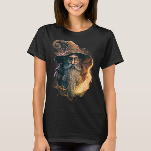 Retro Magical Wizard Fantasy T-Shirt