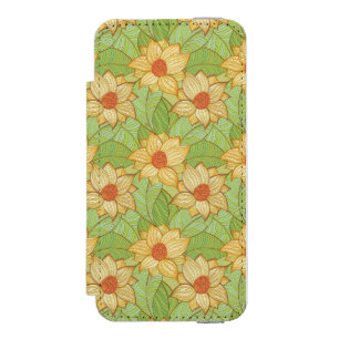 Retro Magnolia Pattern Incipio Watson™ iPhone 5 Wallet Case