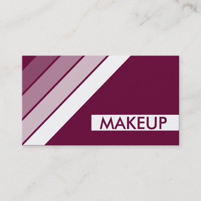 retro MAKEUP Business Card (Front)