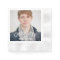 Retro Male Photo 2015 Graduation Paper Napkins