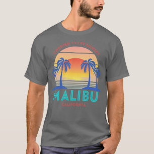 Retro Malibu Beach Cherish Every Sunset T-Shirt